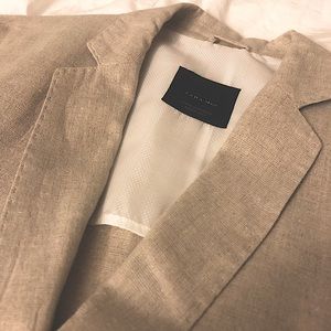 Zara Men’s Summer beige Light Blazer